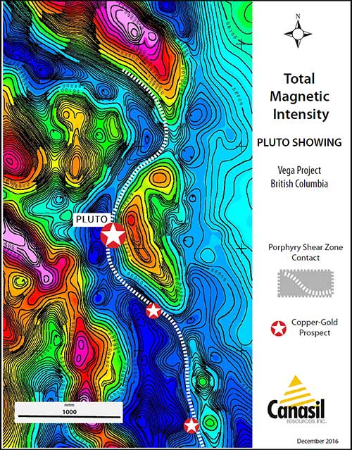 Canasil Vega Project Airborne Magnetics Survey, November 2016